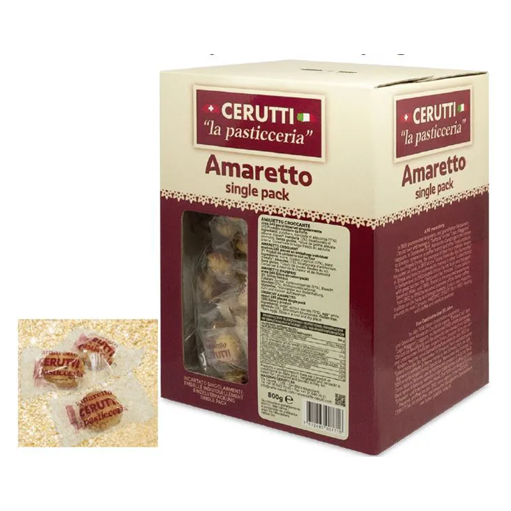 Amaretto croccante - single pack 800g (ca 230pz) | Cerutti 